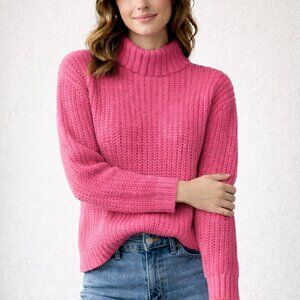 Sporting Life Pink Chunky Knit Sweater - Size XS